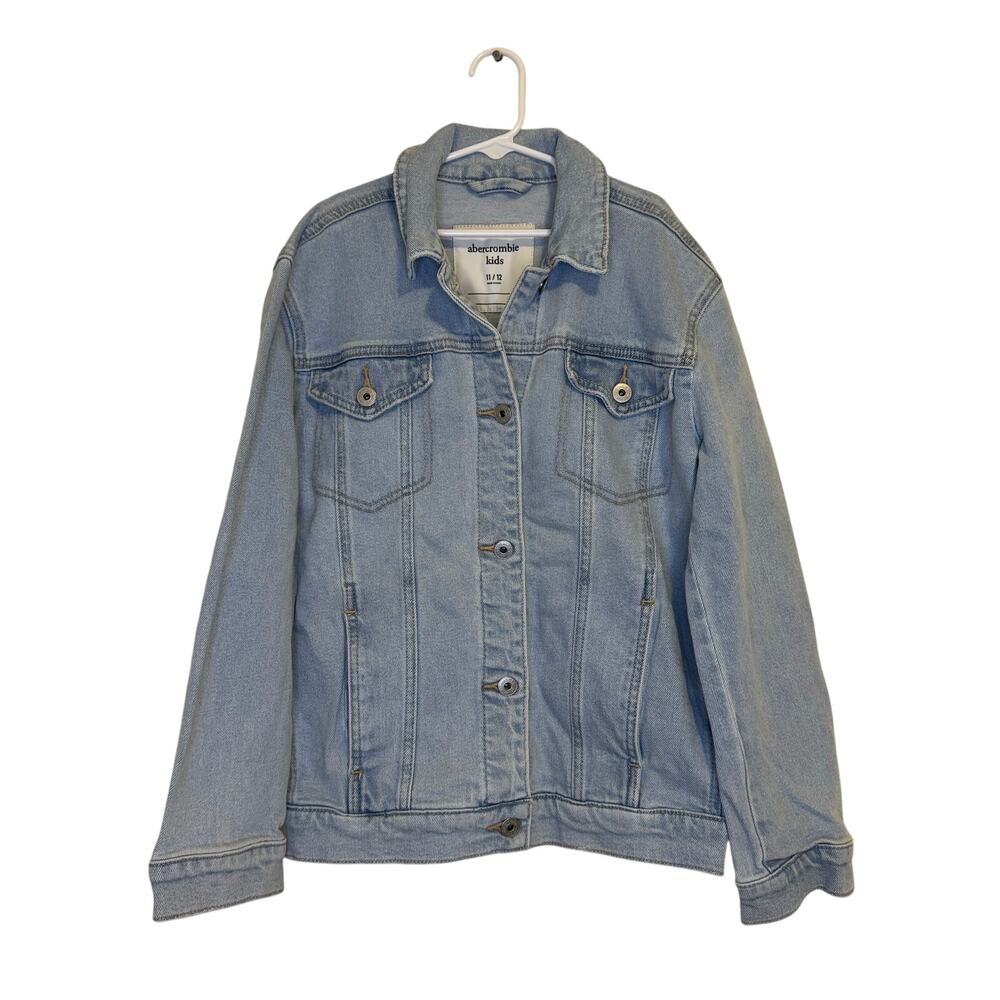 Abercrombie Kids Light Denim Jean Jacket size 11/12